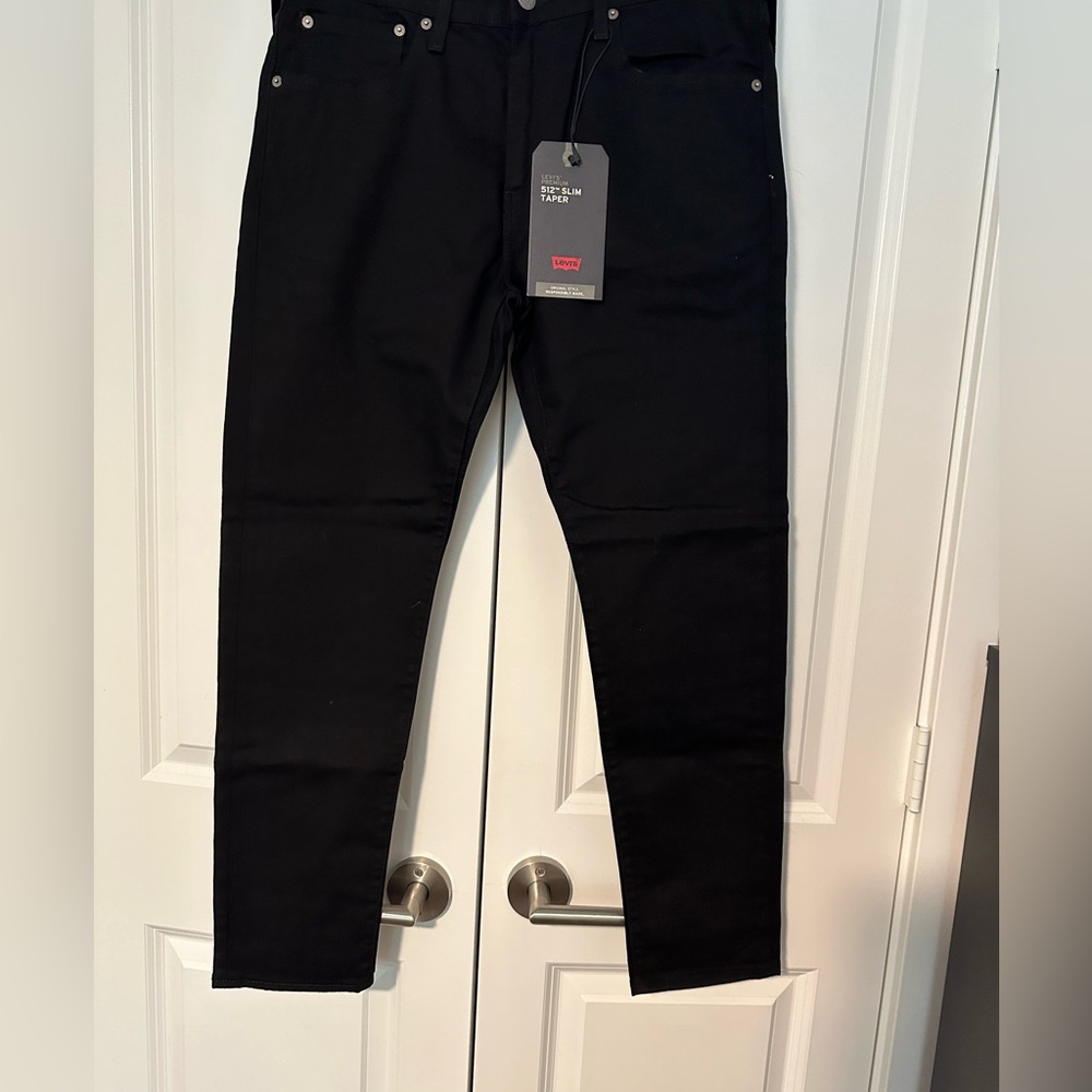 Men’s Levi’s 512 Slim Taper black jeans